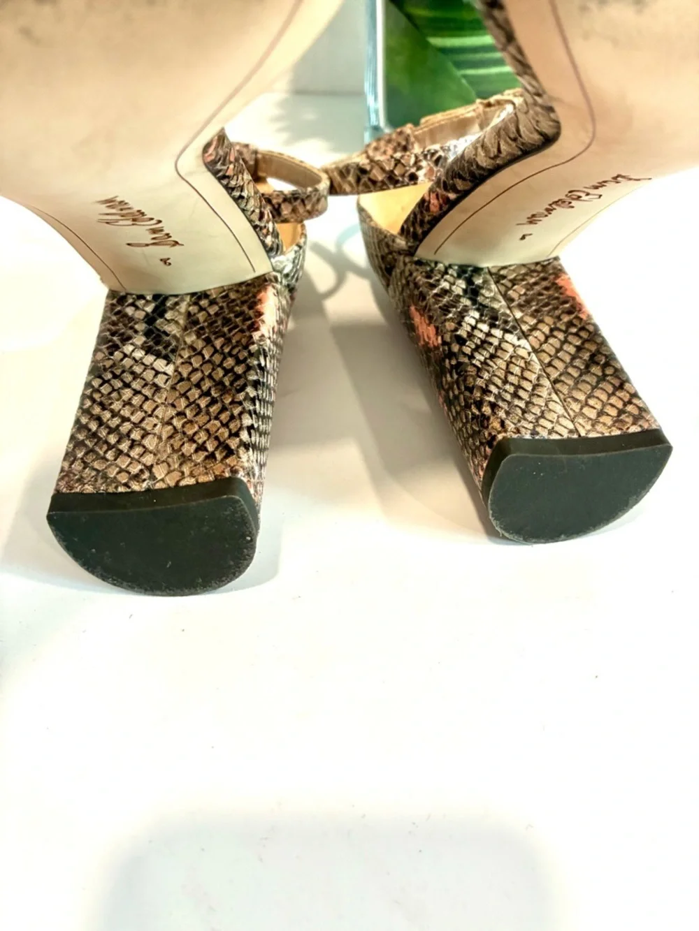 Preowned Sam Edelman Yaro leather heels size 8